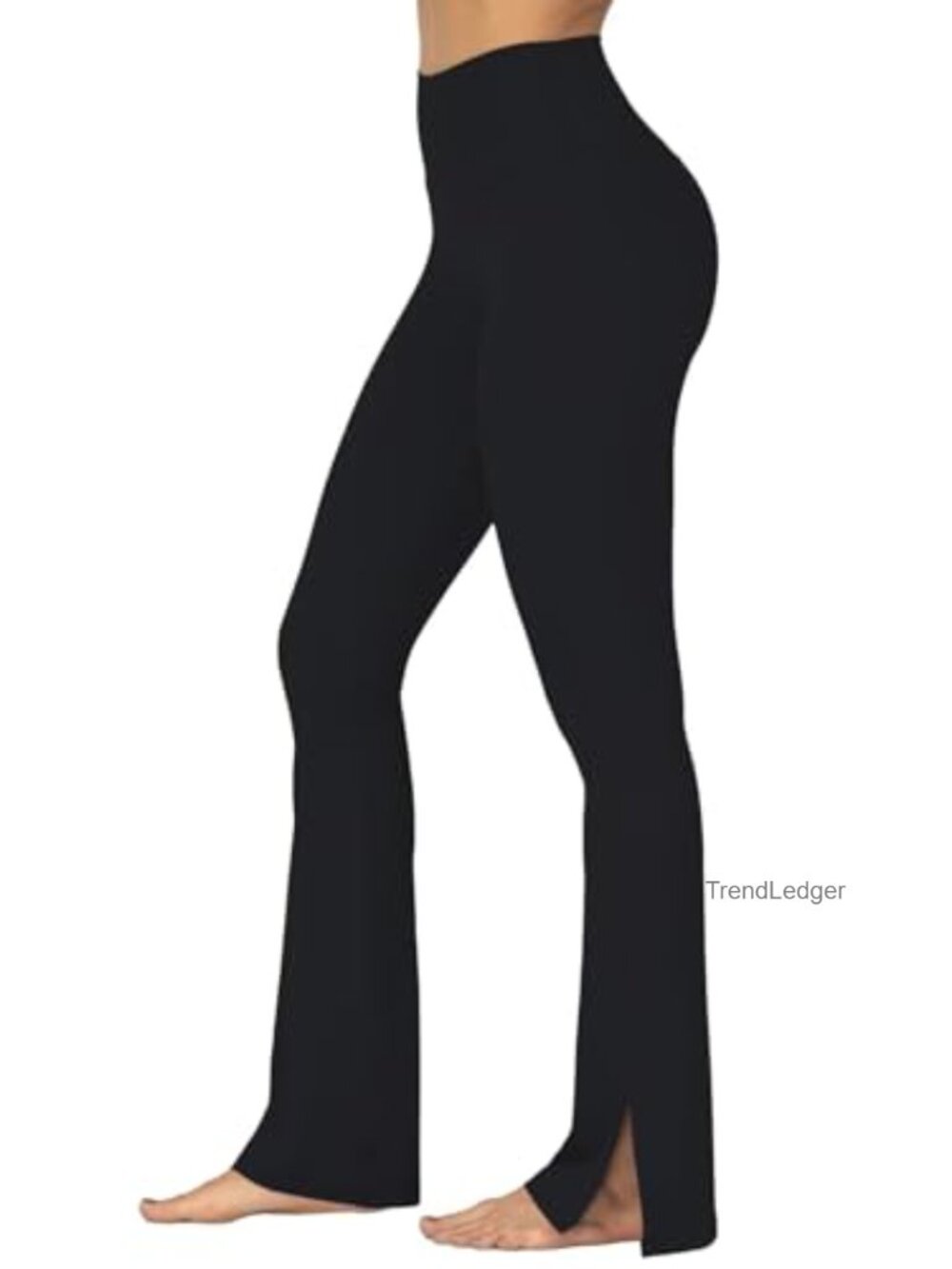 Split Hem Flared Leggings High Waisted Bootcut Yoga Pants Buttery Soft